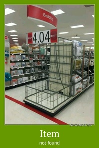 Item not found