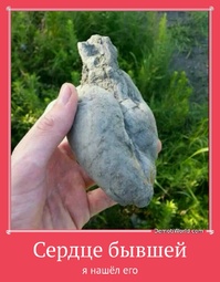 Сердце бывшей я нашёл его