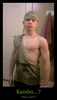 Rambo...? Had a son?!